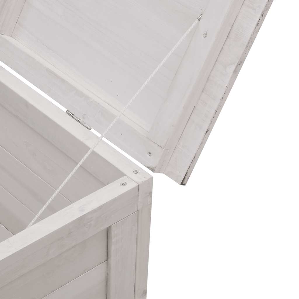 Gartentruhe 50x49x56,5 cm Massivholz Tanne