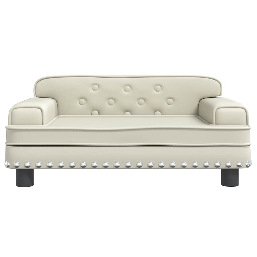 Hundebett Rosa 90x53x30 cm Samt