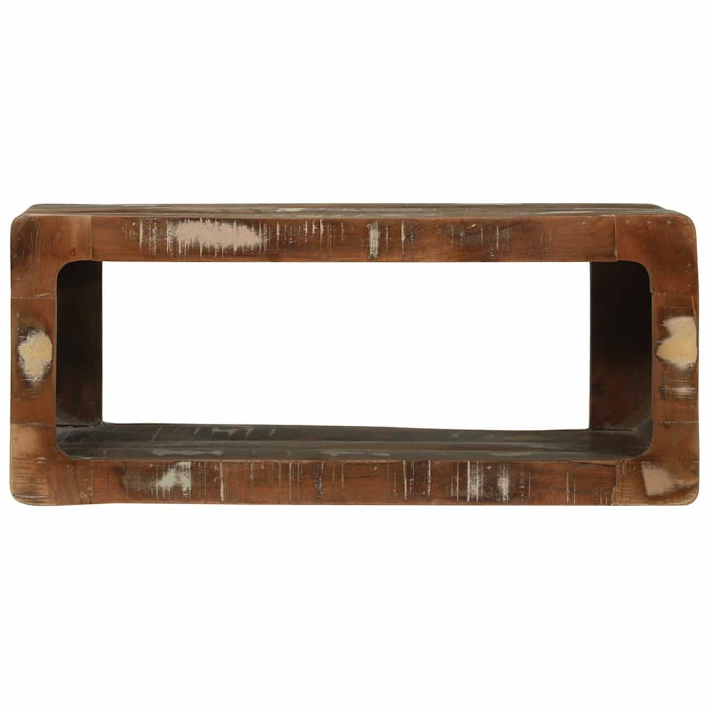 TV-Schränk mit Regal Braun 60 x 30 x 25 cm Massivholz Mango