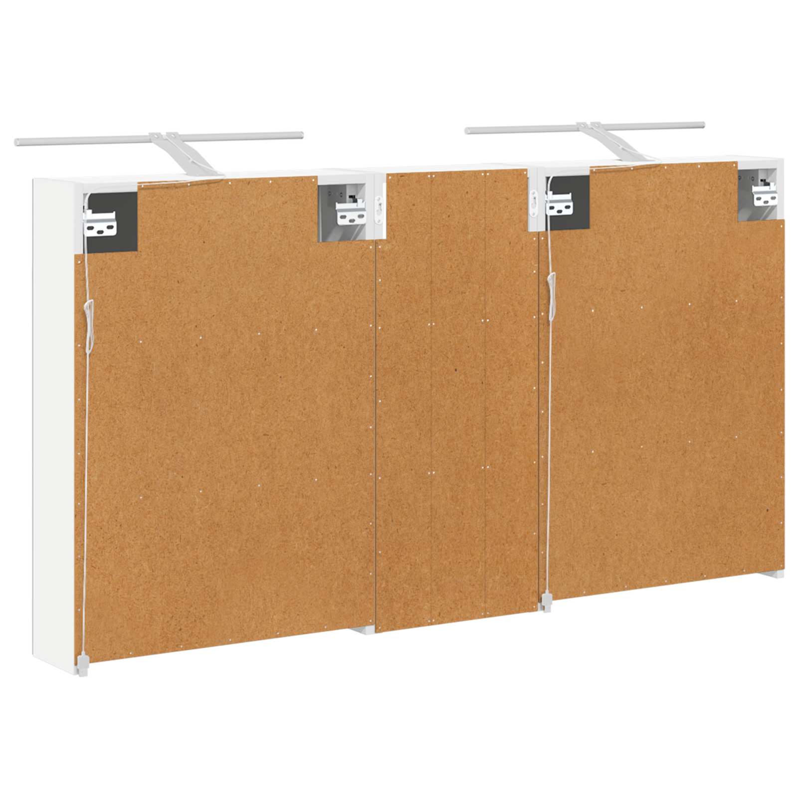 Badezimmerschrank-Set 3 pcs 80 x 10,5 x 50 cm Holzwerkstoff