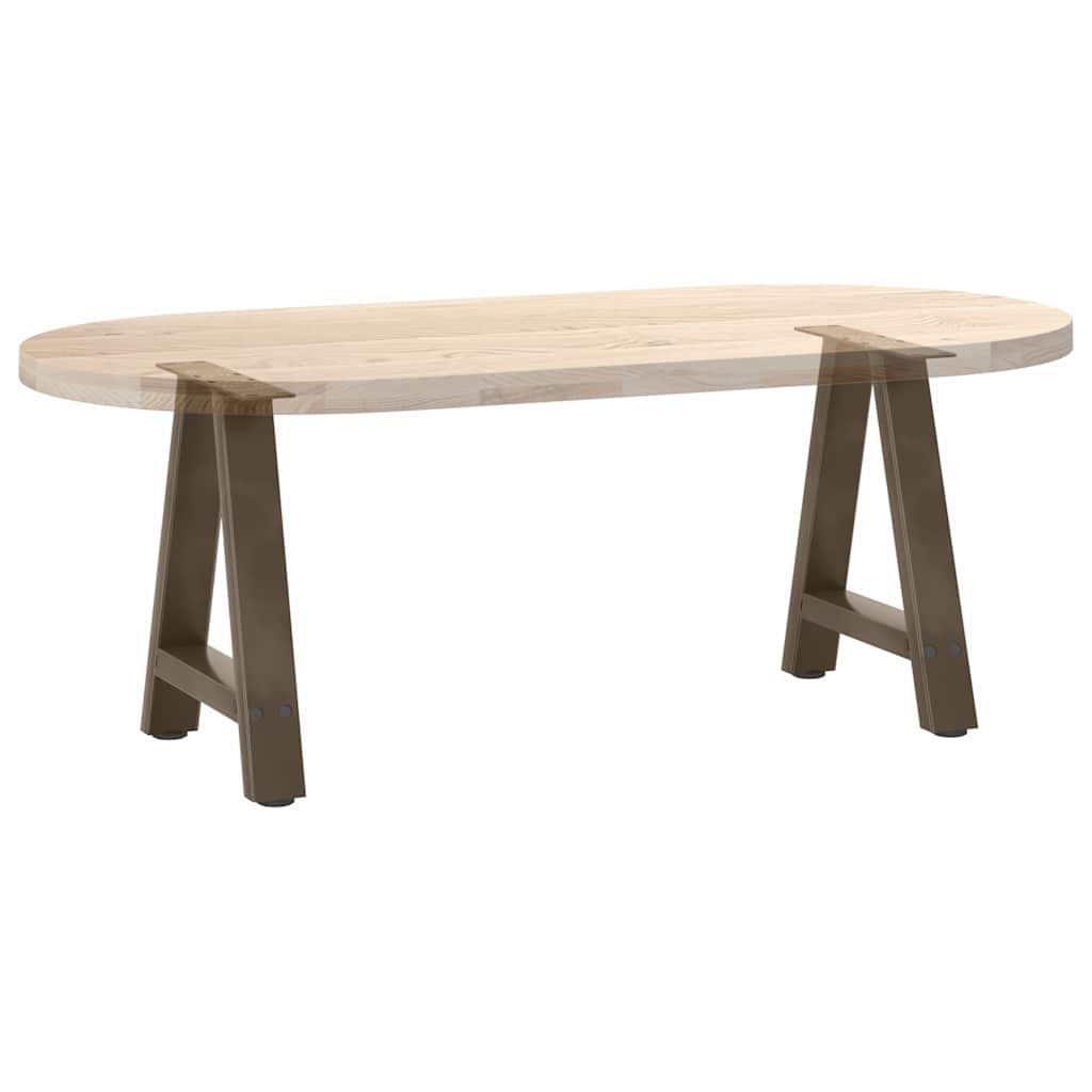 Couchtischbeine A-Form 2 Stk. 30x(30-31) cm Stahl