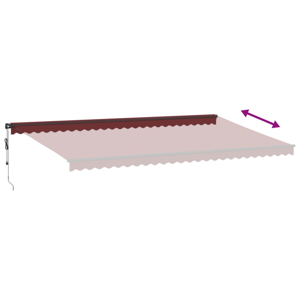 Markise Automatisch Einziehbar 350x250 cm Creme