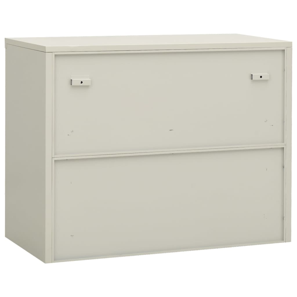 Büroschrank Weiß 90x40x70 cm Stahl