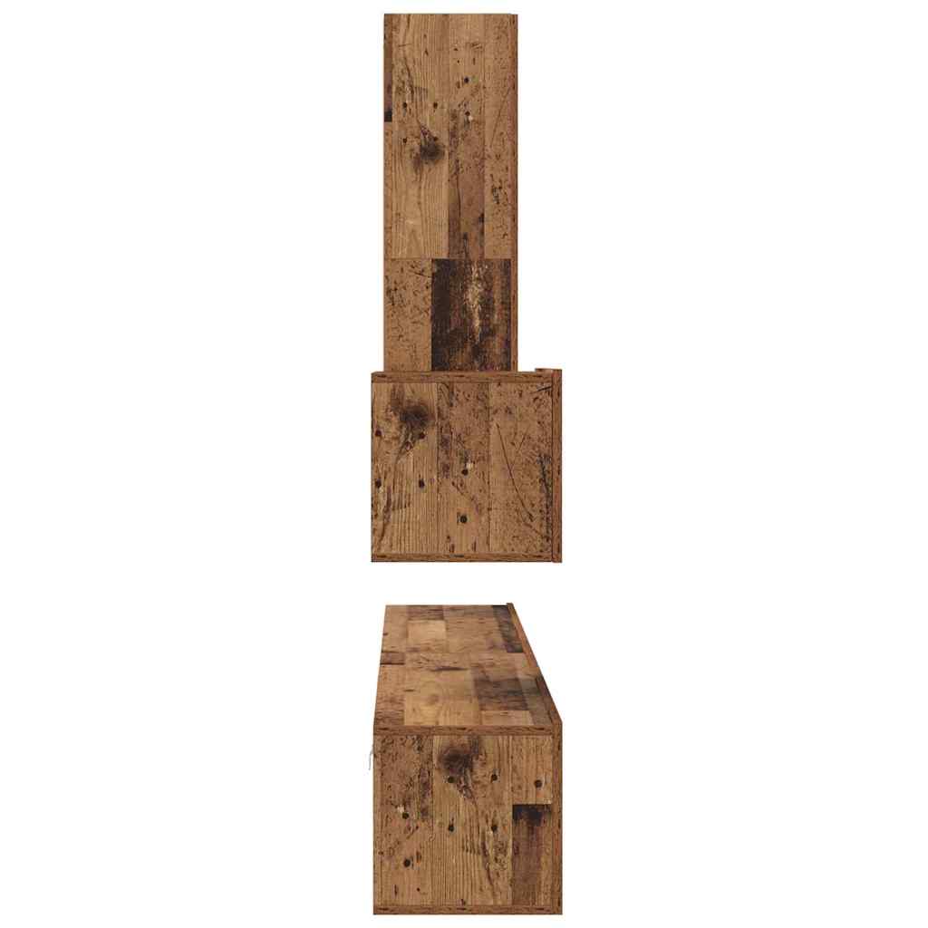 4-tlg. TV-Schrank-Set Sonoma-Eiche Holzwerkstoff