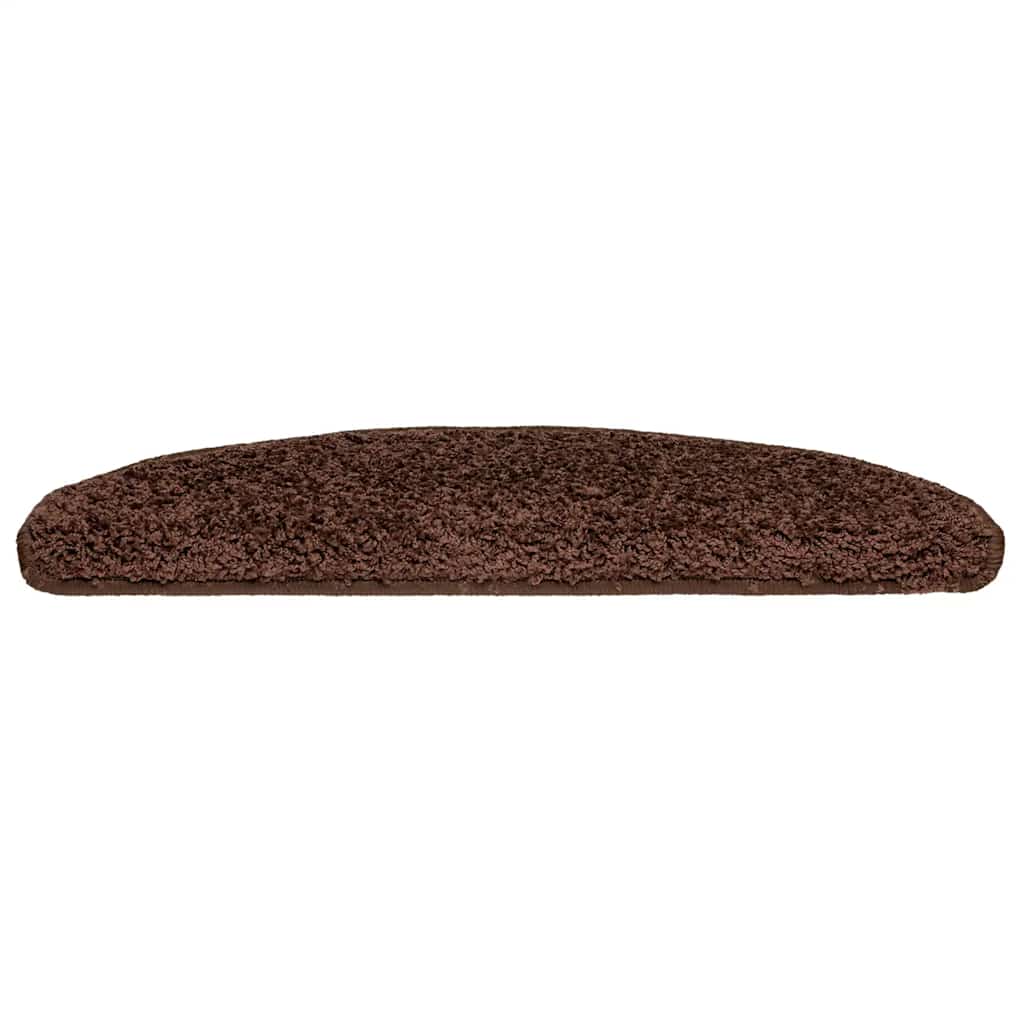 Stufenmatten 15 Stk. 56x17x3 cm Grau Halbrund