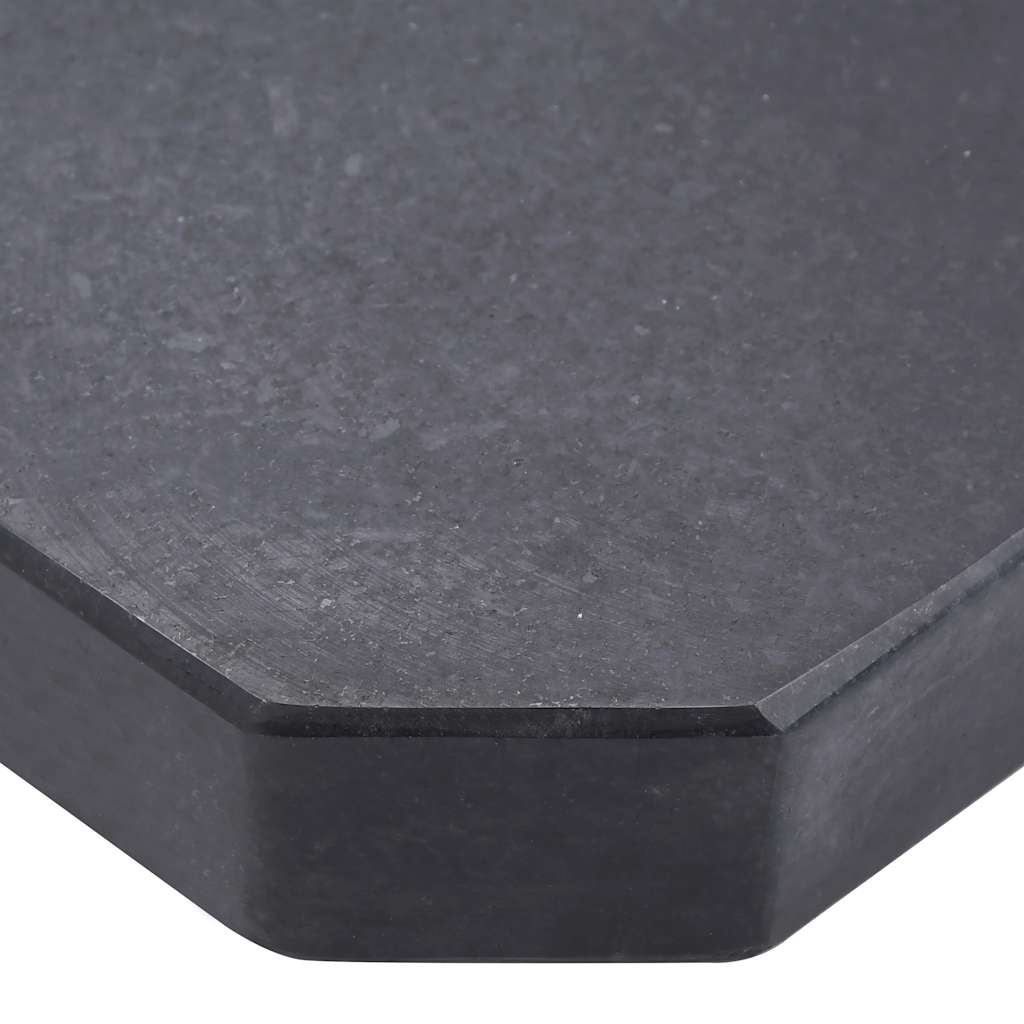 Sonnenschirm-Gewichtsplatte Granit 25 kg Quadratisch Grau
