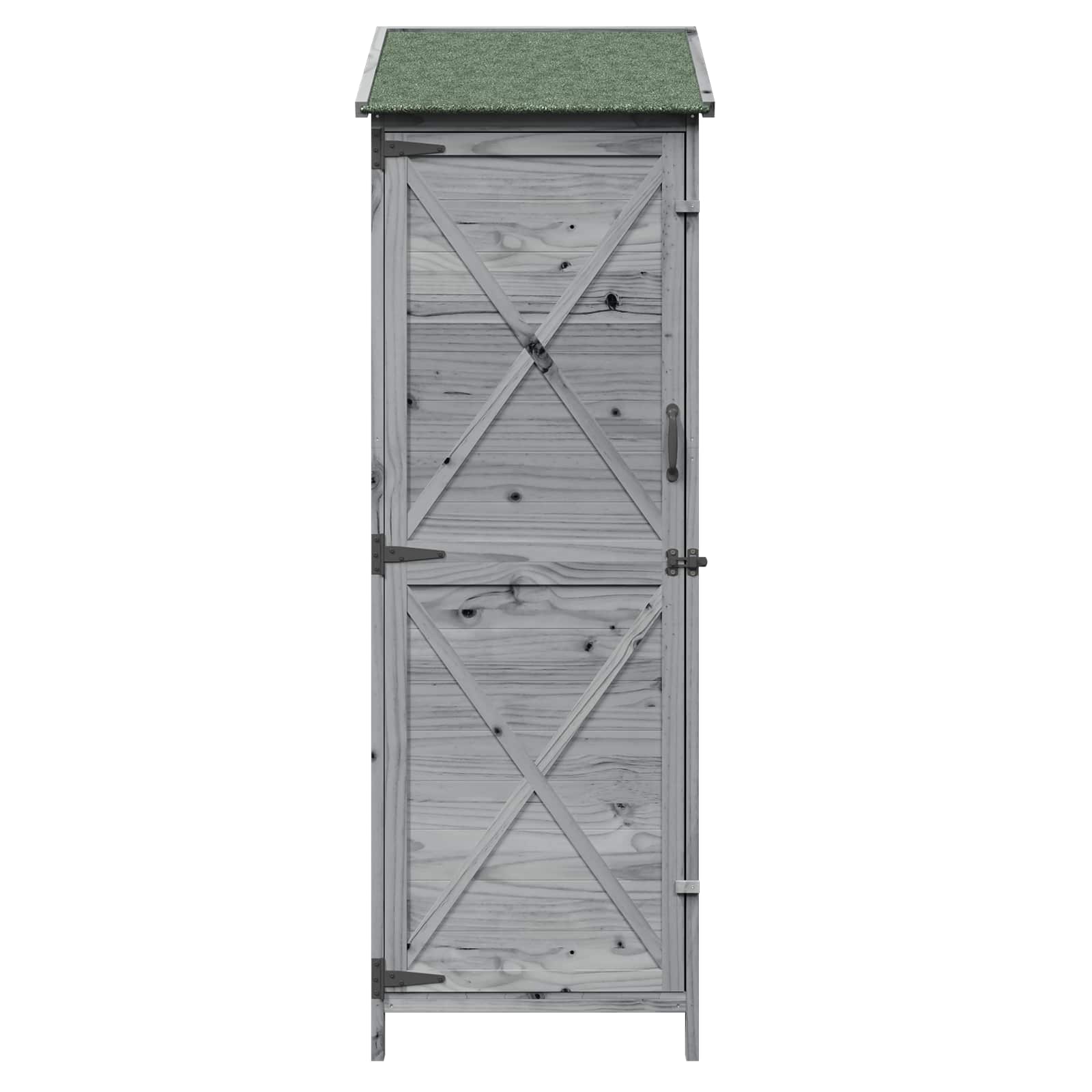 Gartenschuppen Natur 59,5 x 56 x 113,5 cm Massivholz aus Fichte
