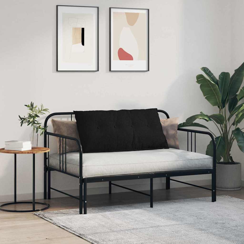 Rückenkissen Hellgrau 50 x 19 x 45 cm Stoff