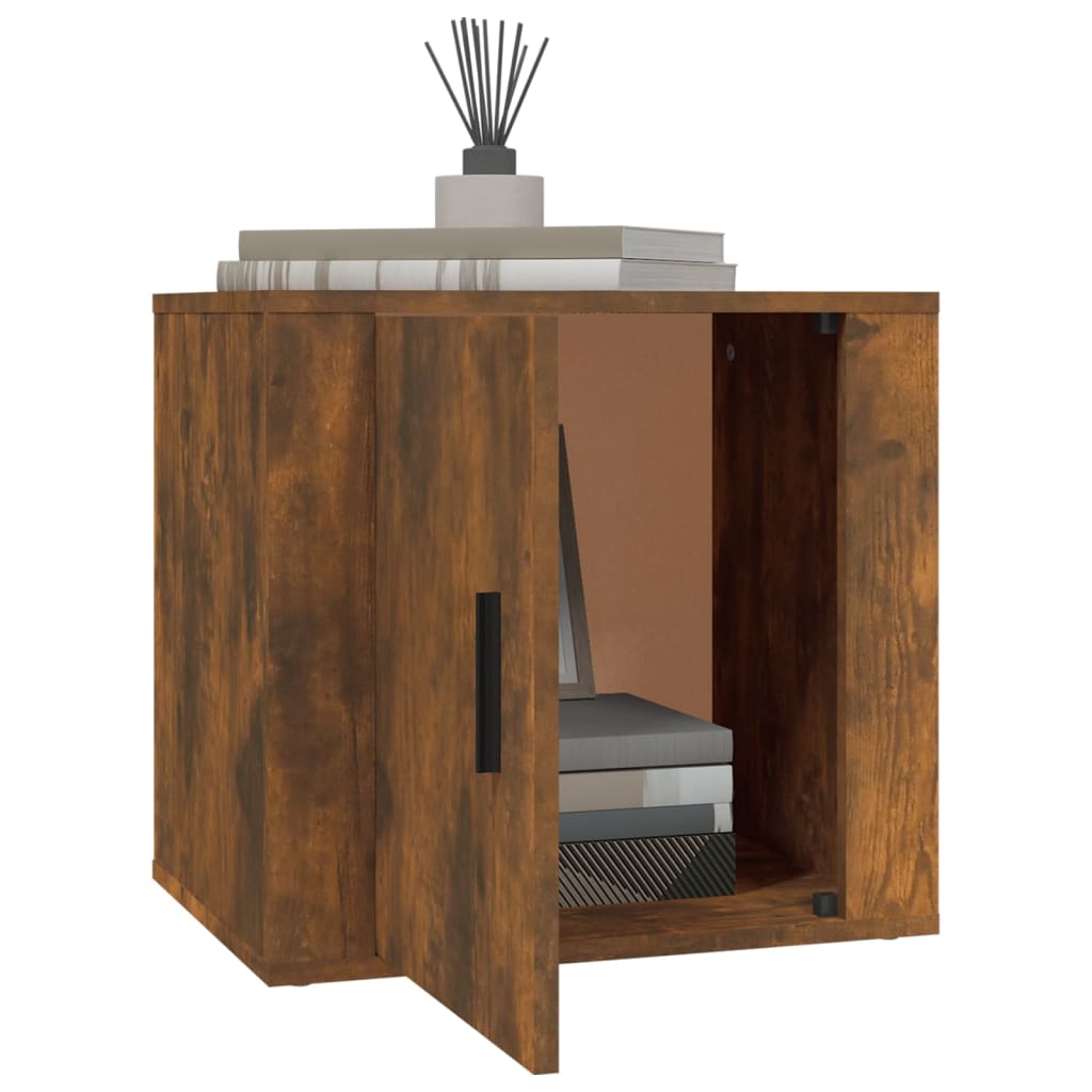 Nachttisch Weiß 50x39x47 cm