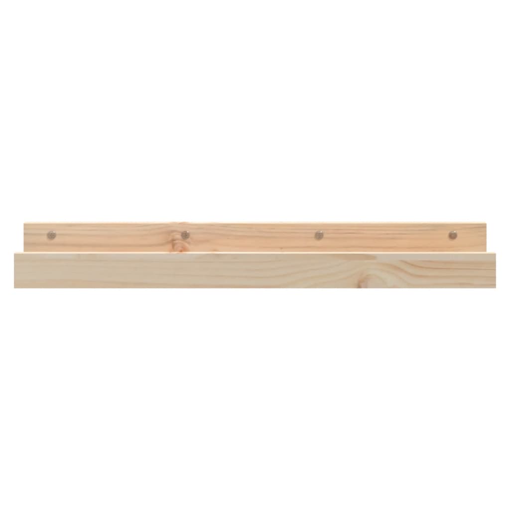 Wandregale 2 Stk. 50x12x9 cm Massivholz Kiefer