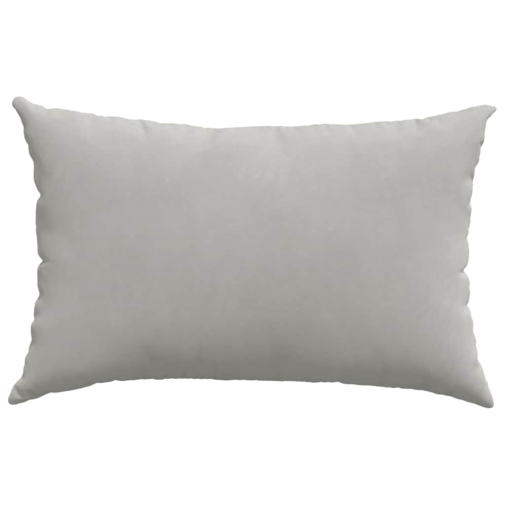 Sofakissen 2 Stück Taupe 50 x 30 cm Stoff