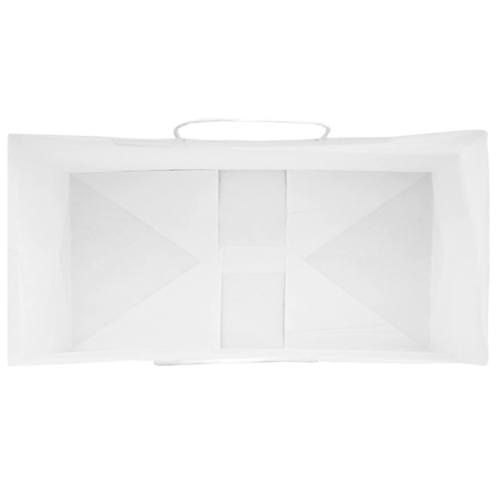 Papiertragetaschen 50 Stk. mit Henkeln Braun 21x11x36 cm