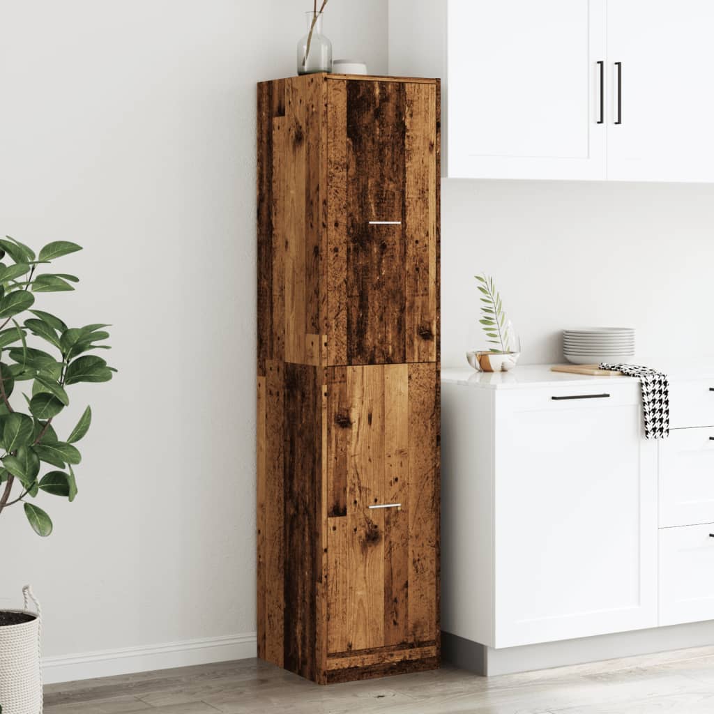 Apothekerschrank Weiß 30 x 41 x 174,5 cm Holzwerkstoff