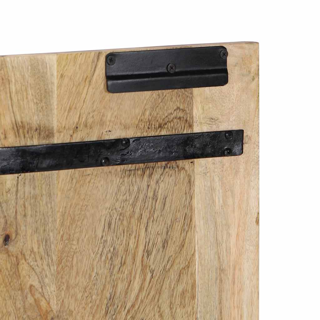 Kopfteil Mehrfarbig 160 cm Massivholz Altholz
