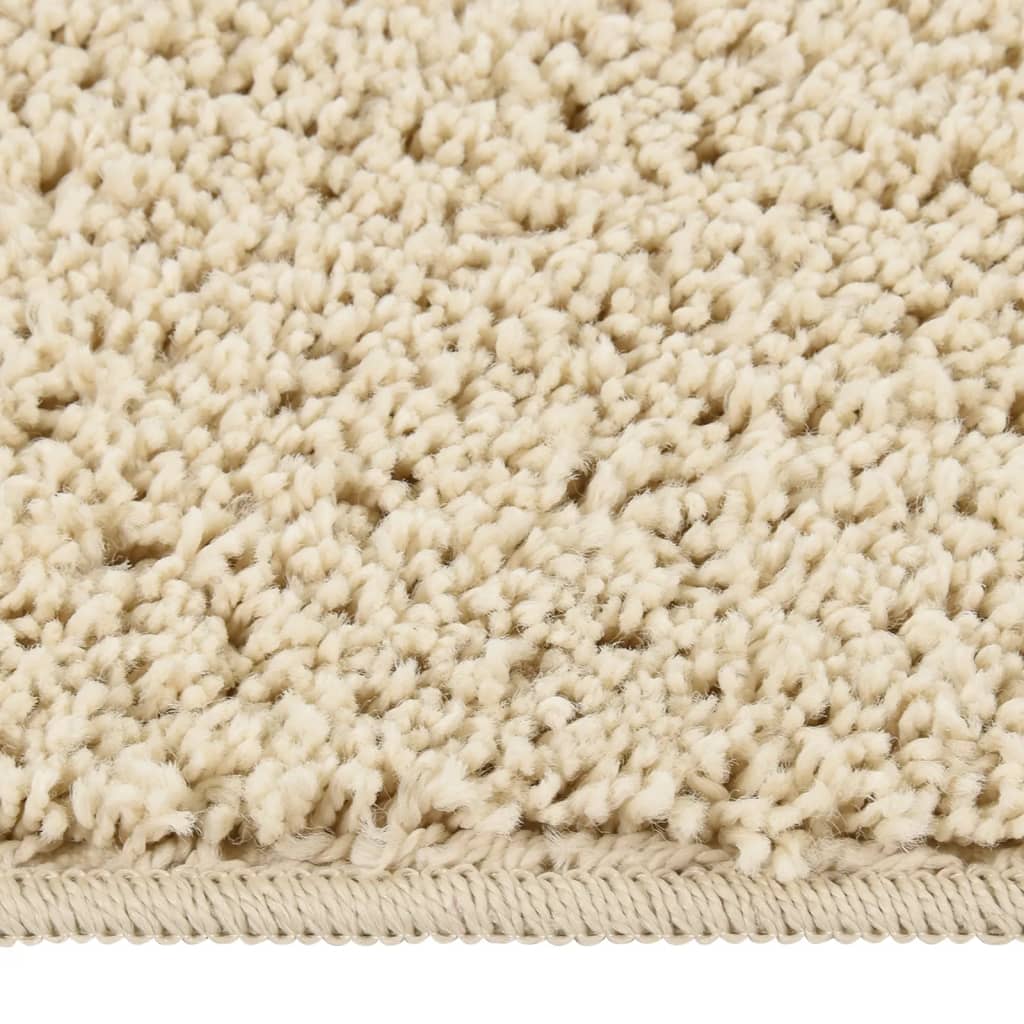 Anti-Rutsch Shaggy Teppich Dunkelgrau 200 x 200 cm PP