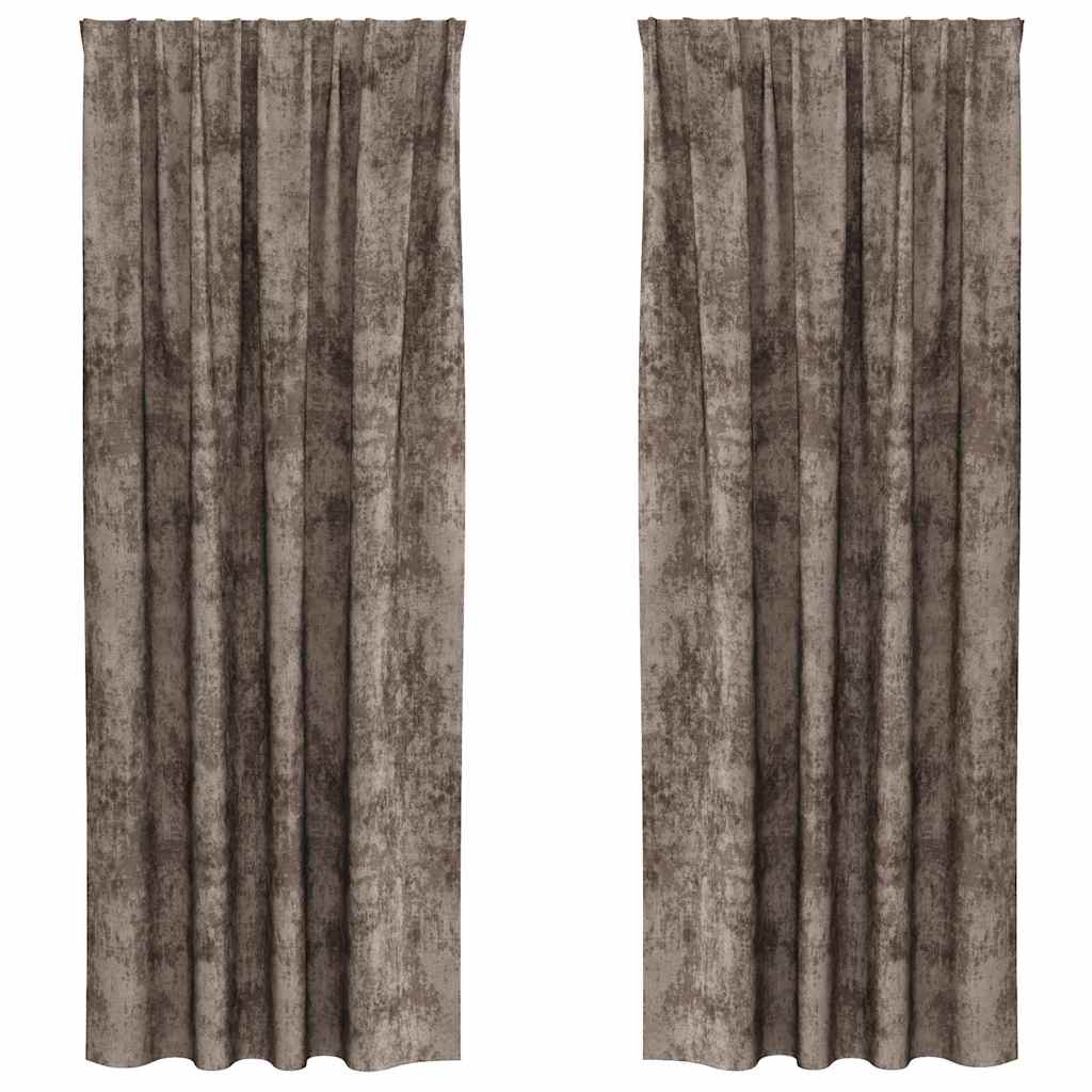 Samtvorhänge mit Vorhängen 2 pcs Weinrot 140 x 140 cm Samt