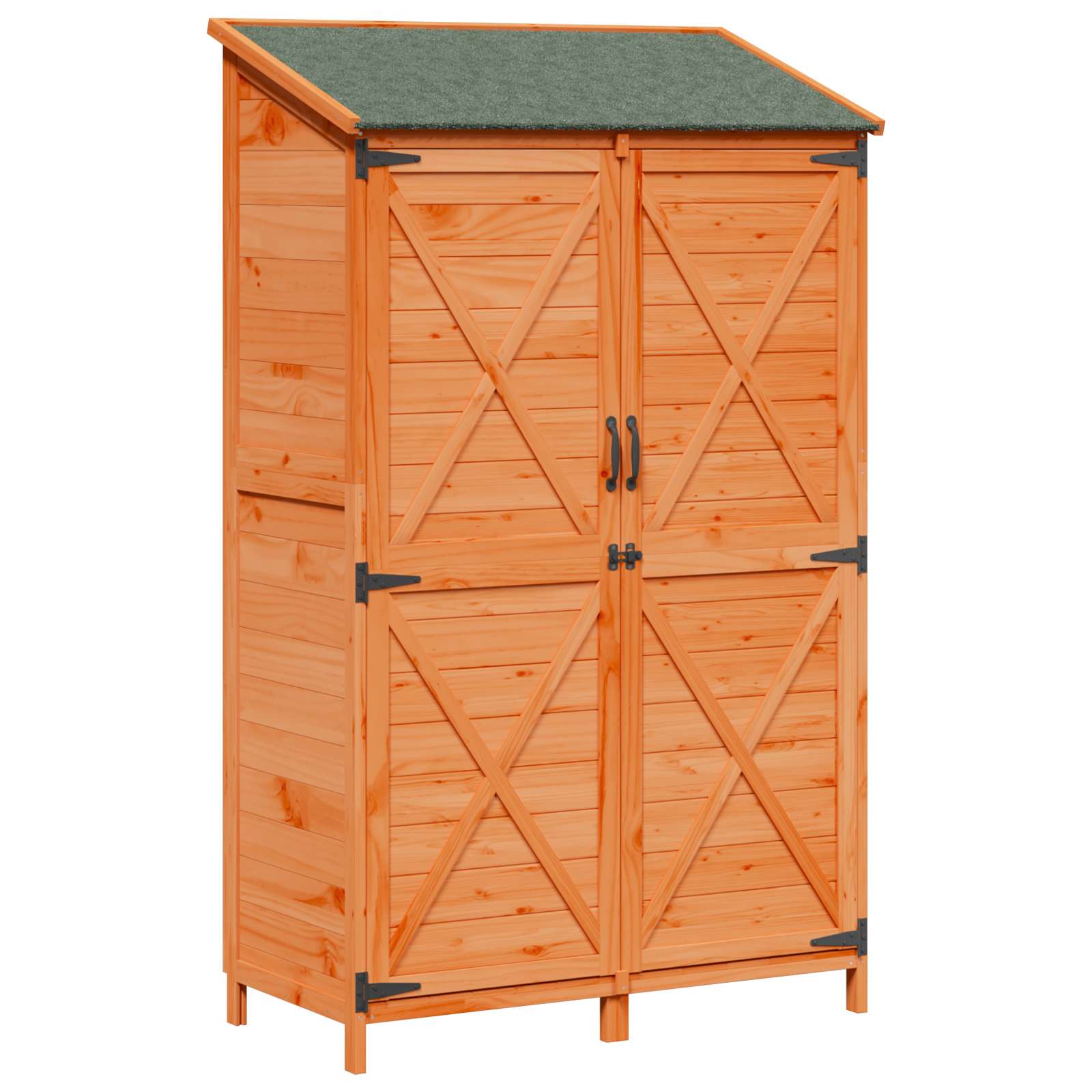 Gartenschuppen Natur 59,5 x 56 x 113,5 cm Massivholz aus Fichte
