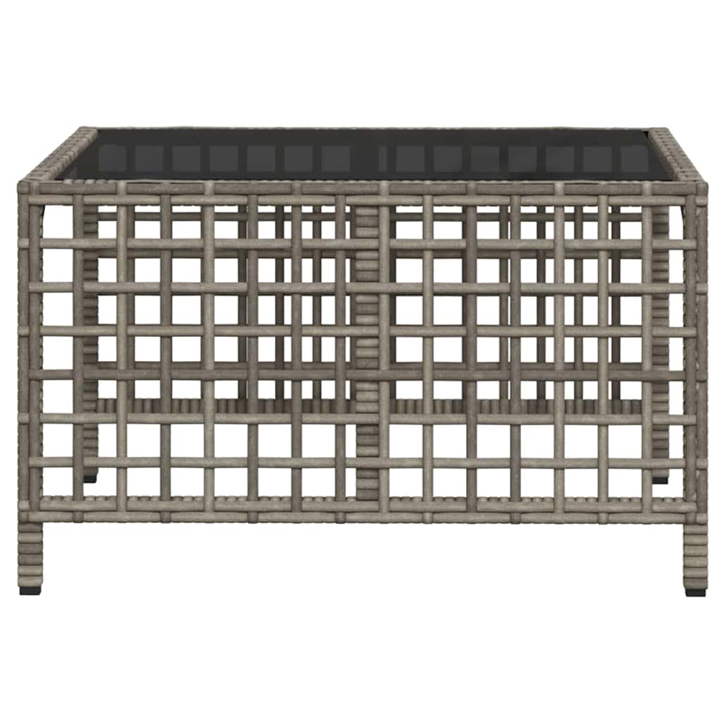 3-tlg. Garten-Ecksofa-Set mit Kissen Schwarz Poly Rattan