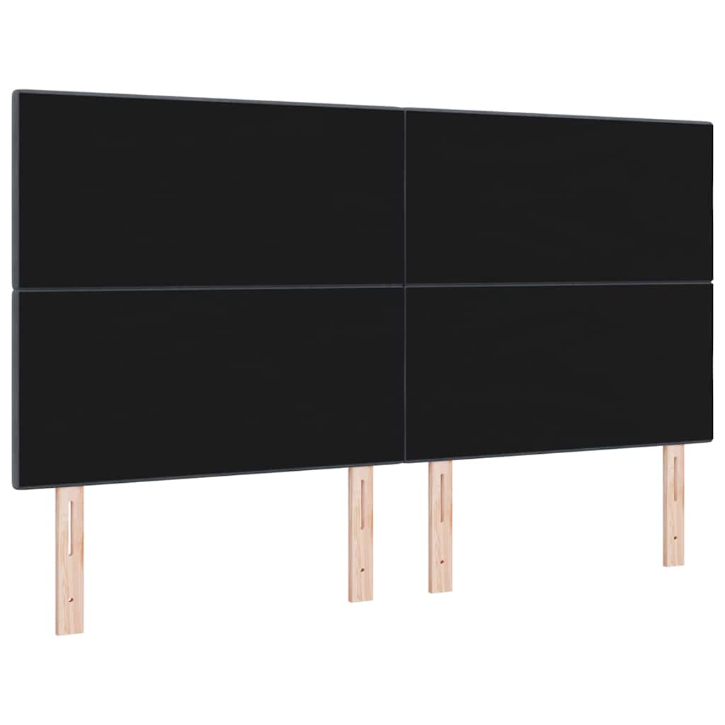 Kopfteil Hellgrau 80 cm Samt
