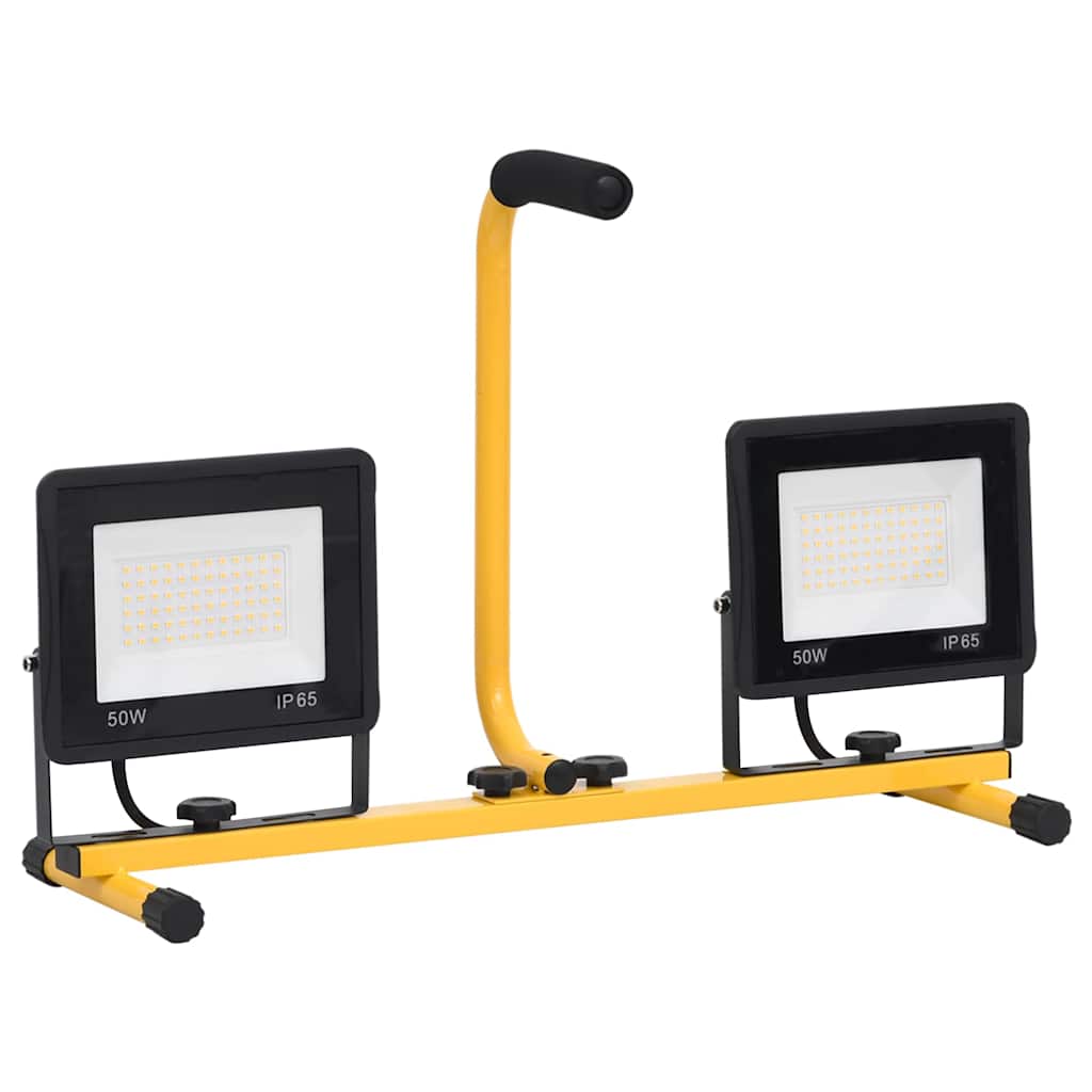 LED-Fluter mit Handgriff 2x10 W Warmweiß