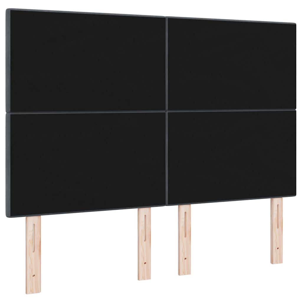 Kopfteil Hellgrau 80 cm Samt