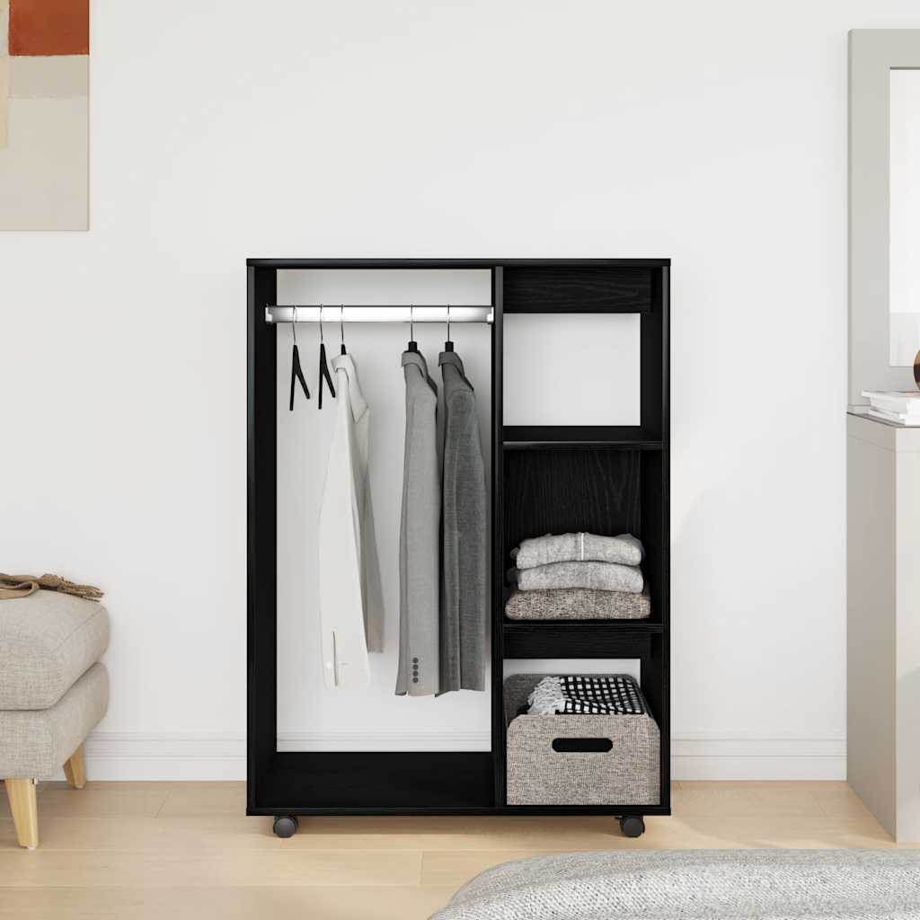 Kleiderschrank Weiß 80x40x110 cm Holzwerkstoff