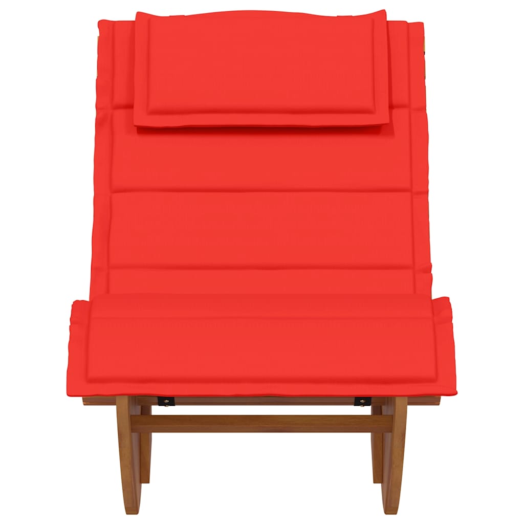 Schaukelstühle Sonnenliegen 2 Stk. Akazienholz