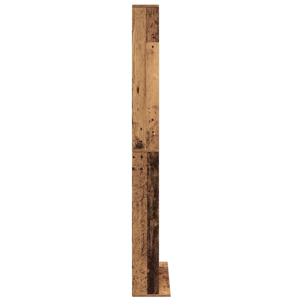 CD Regal Schwarz Eichen-Optik 101 x 23 x 177,5 cm Holzwerkstoff