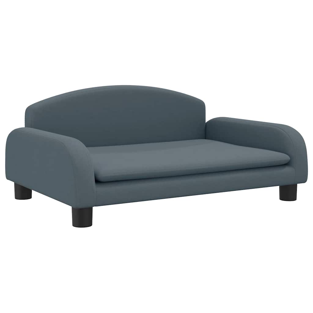 Kindersofa Creme 70x45x30 cm Stoff
