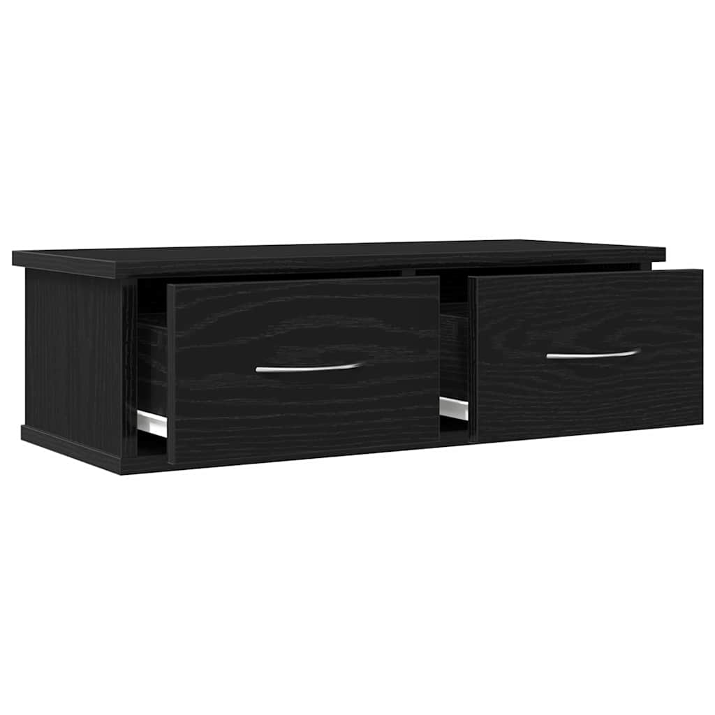 Wand-Schubladenregal Weiß 60x26x18,5 cm Holzwerkstoff