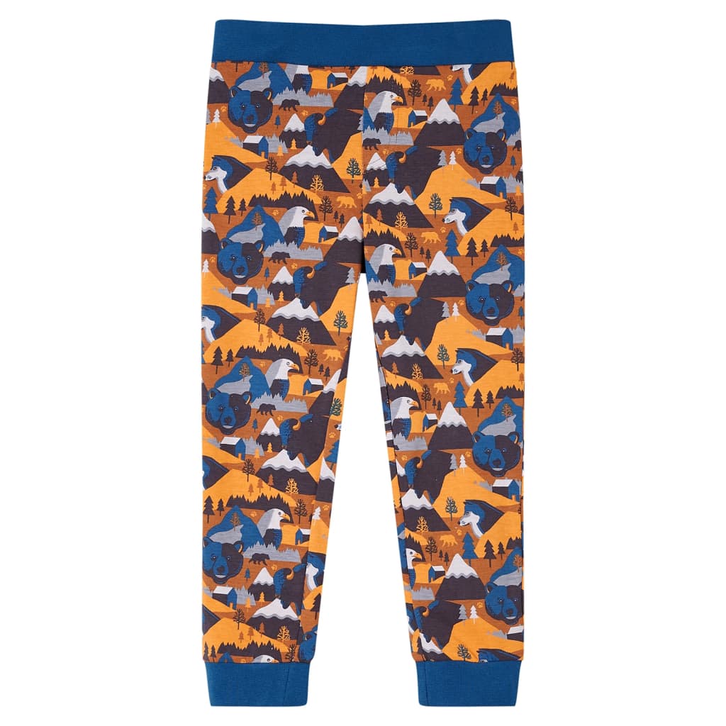 Kinderpyjama mit Langen Ärmeln Cognac 92