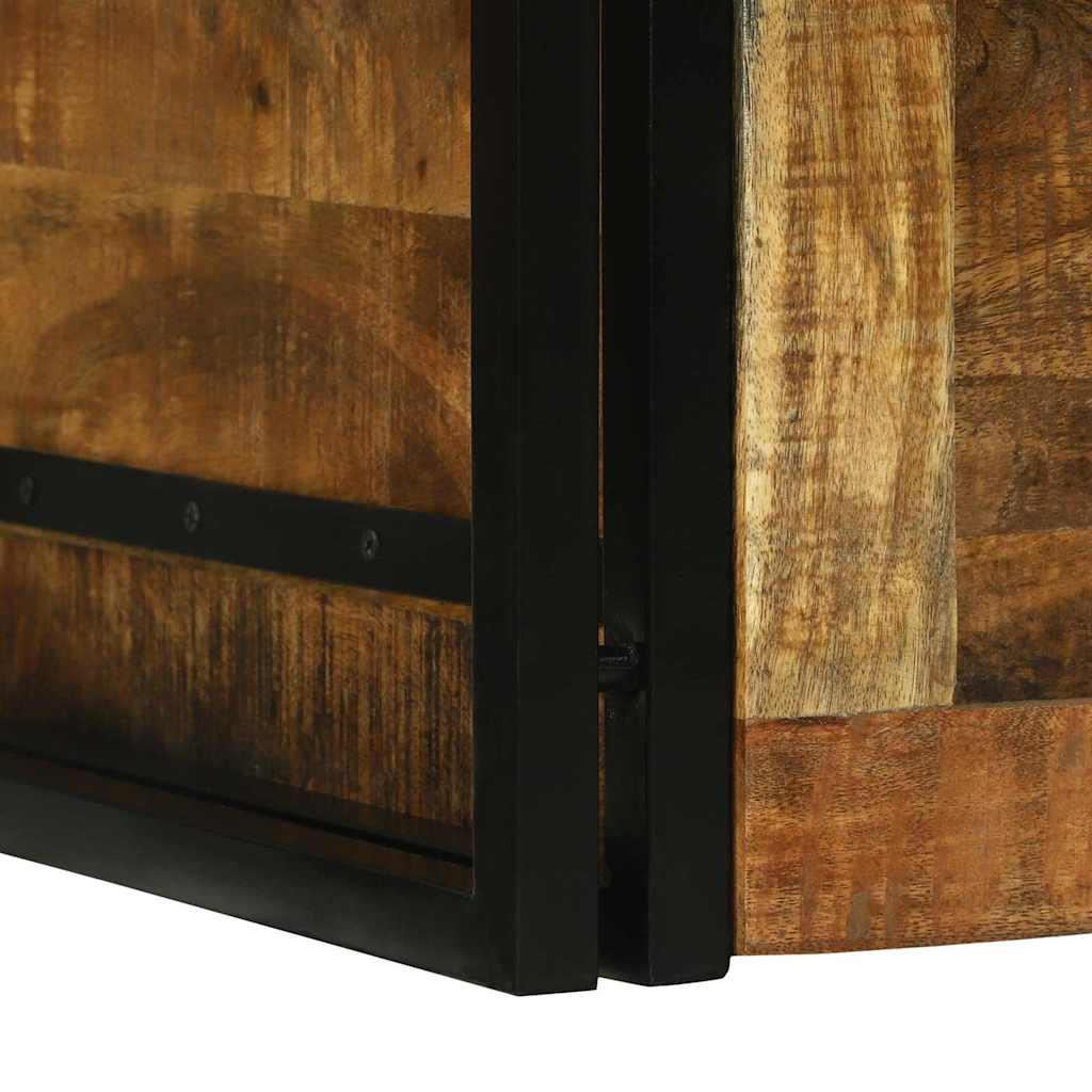 Aufbewahrungsbox 50 x 50 x 50 cm Massives upgecyceltes Holz