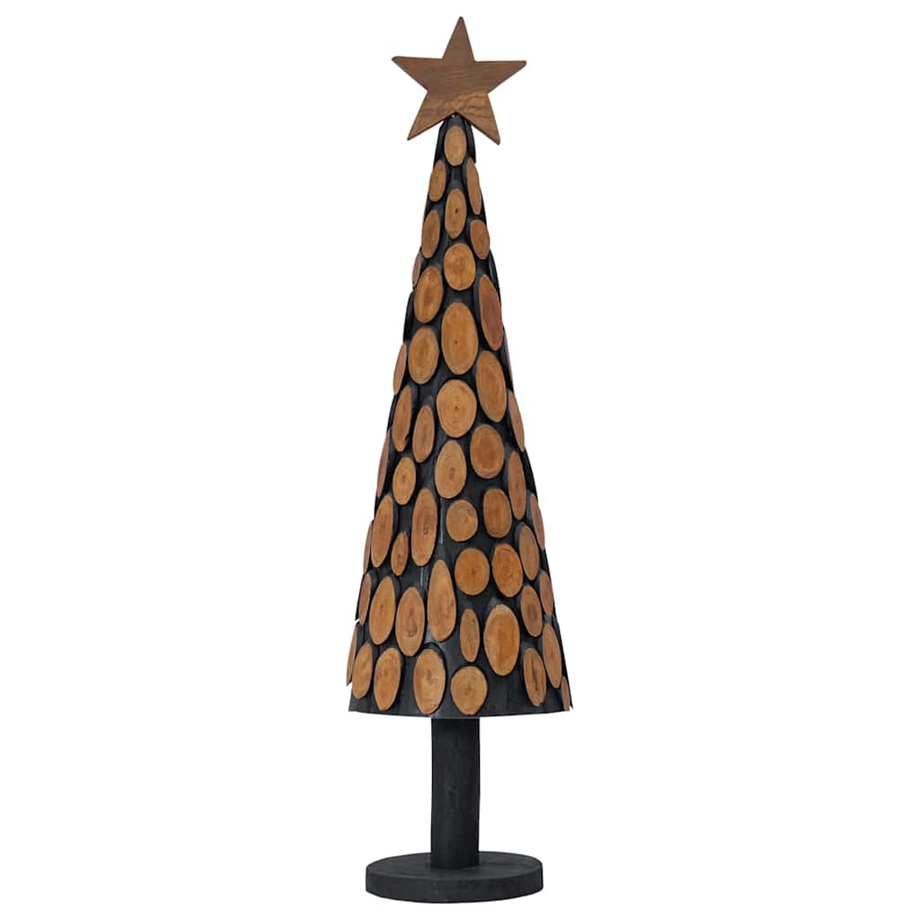 Weihnachtsbaum mit Ständer Braun 61 cm Massivholz Teak