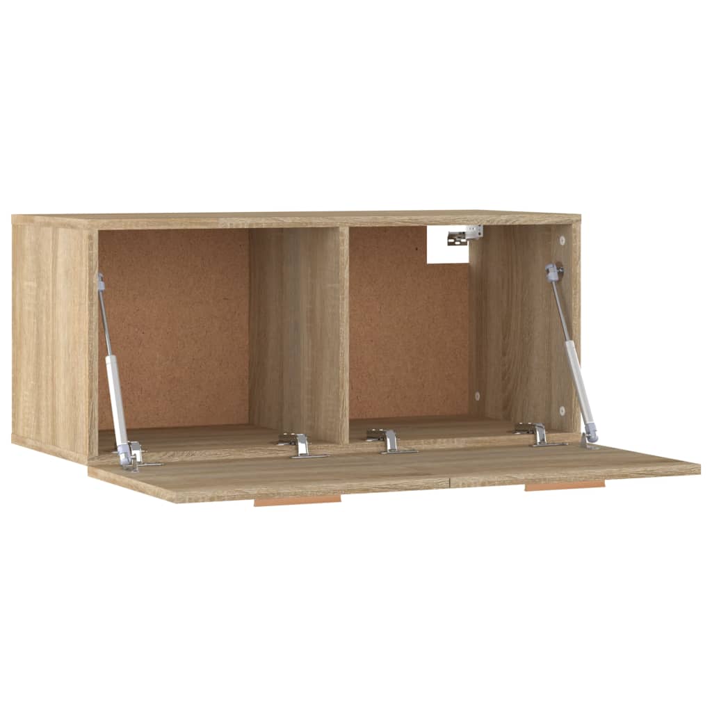 Wandschrank Weiß 80x35x36,5 cm Holzwerkstoff