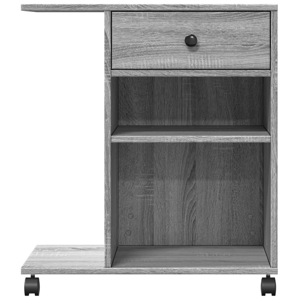 Druckerständer Uni Altholz 60 x 40 x 68.5 cm Holzwerkstoff