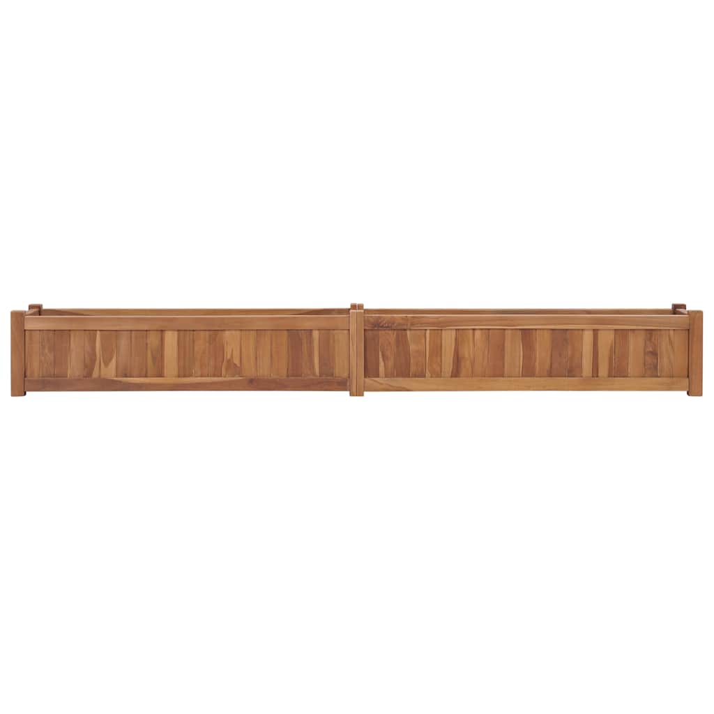 Hochbeet 150x30x25 cm Massivholz Teak