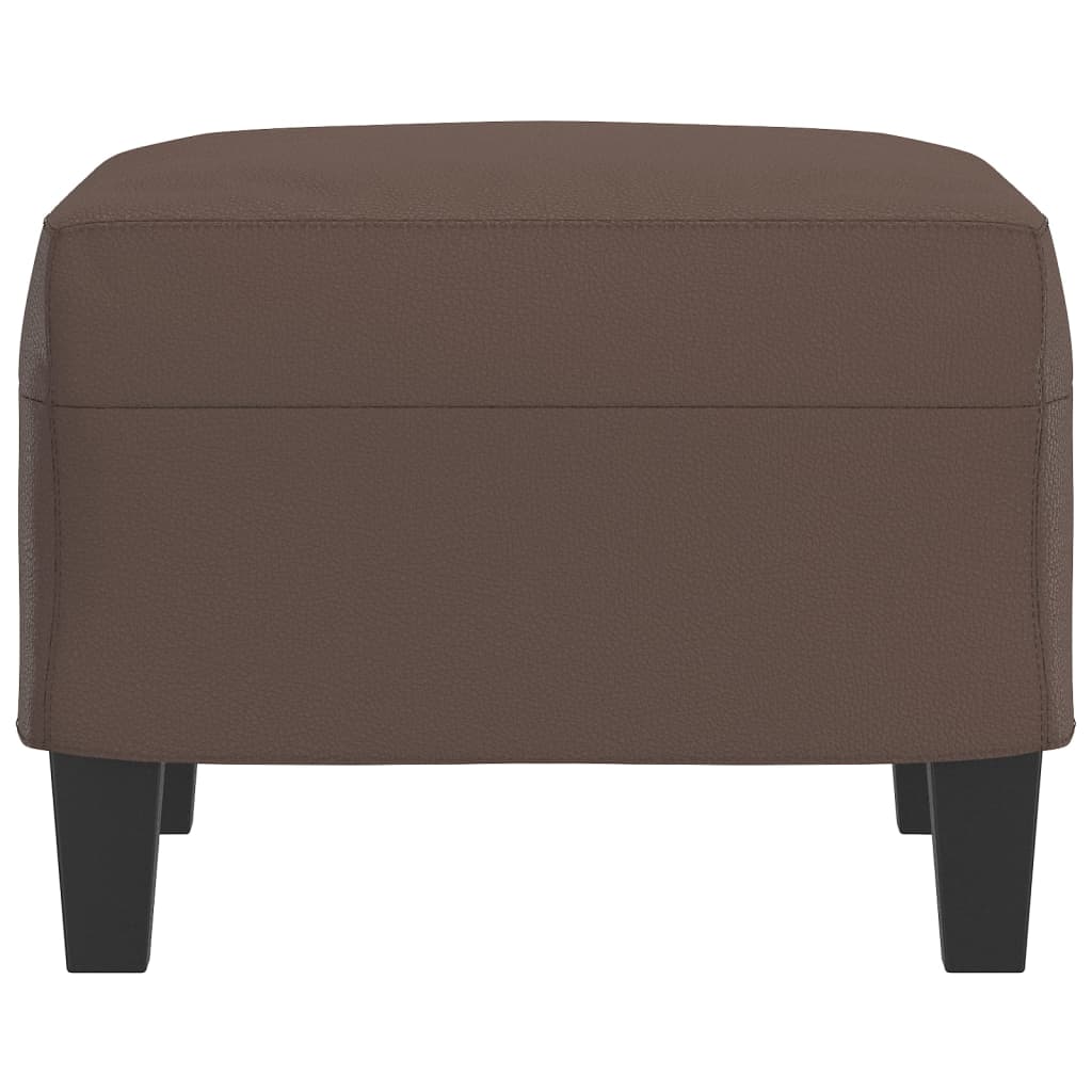 Fußhocker Schwarz 60x50x41 cm Kunstleder