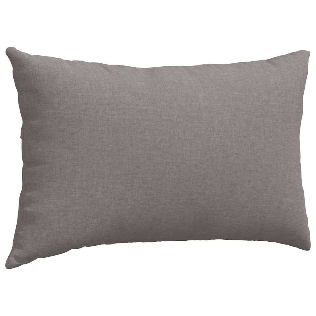 Sofakissen 2 pcs Hellgrau 50 x 30 cm Stoff