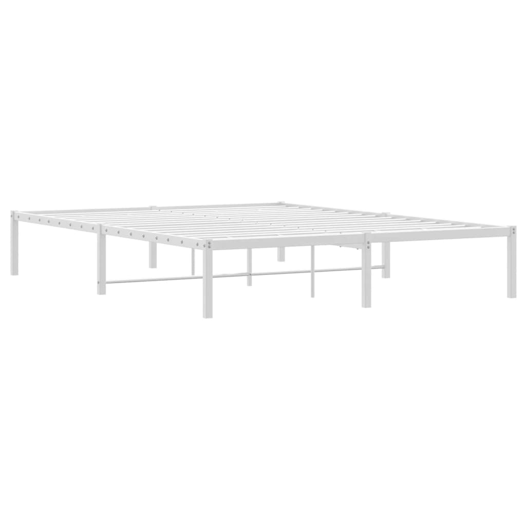 Bettgestell Metall Schwarz 75x190 cm