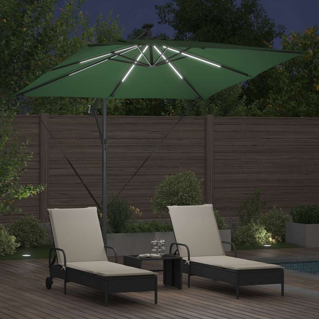 Sonnenschirm Sand 249 x 249 x 250 cm Polyester und Aluminium