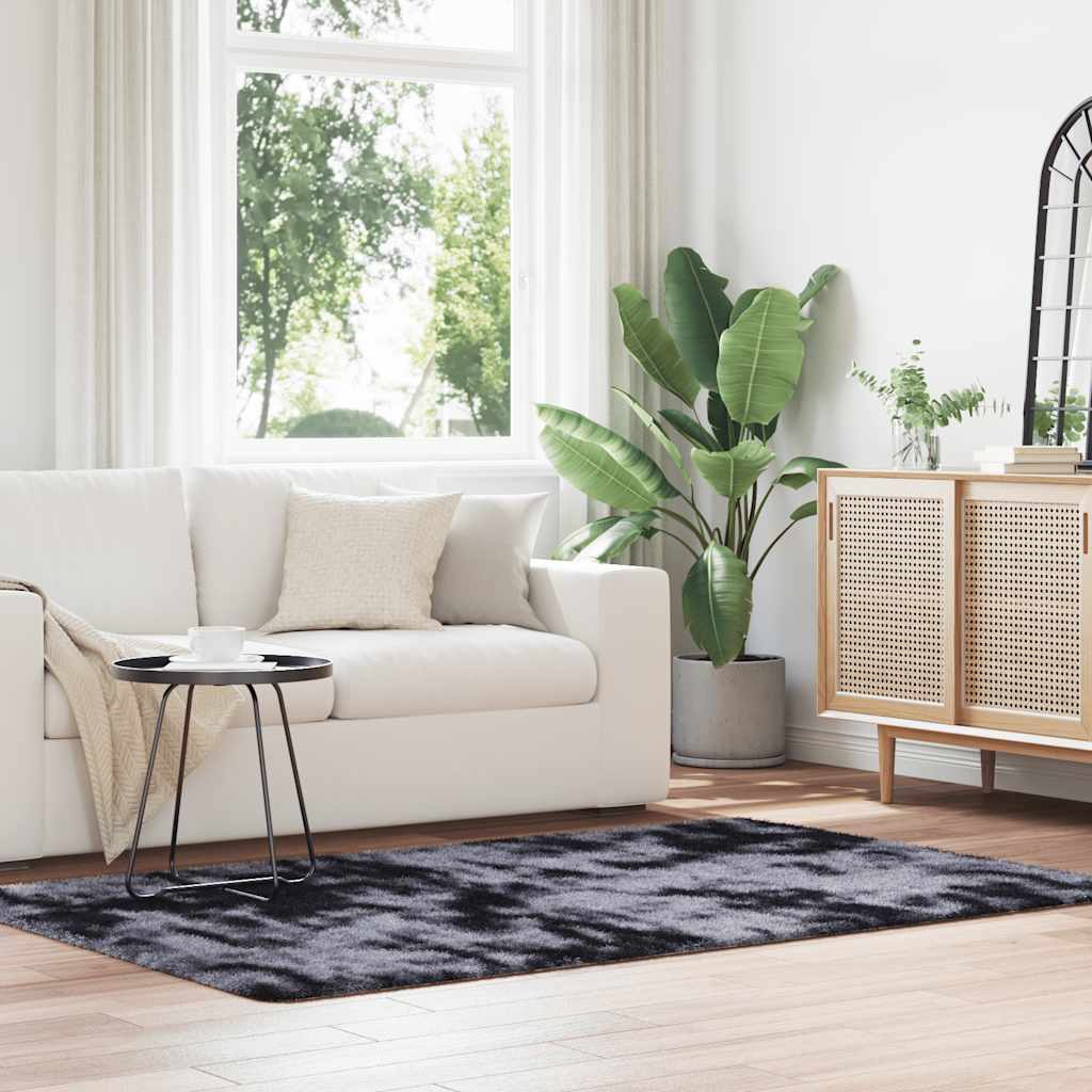 Teppich Shaggy Hochflor NAVARRA Beige 60x100 cm Polyester