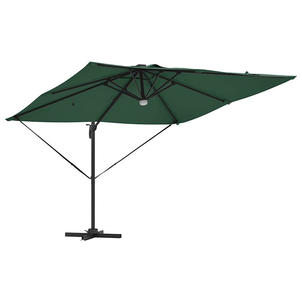 Roma Parasol Beige 286 x 284 x 270 cm Aluminium und Polyester