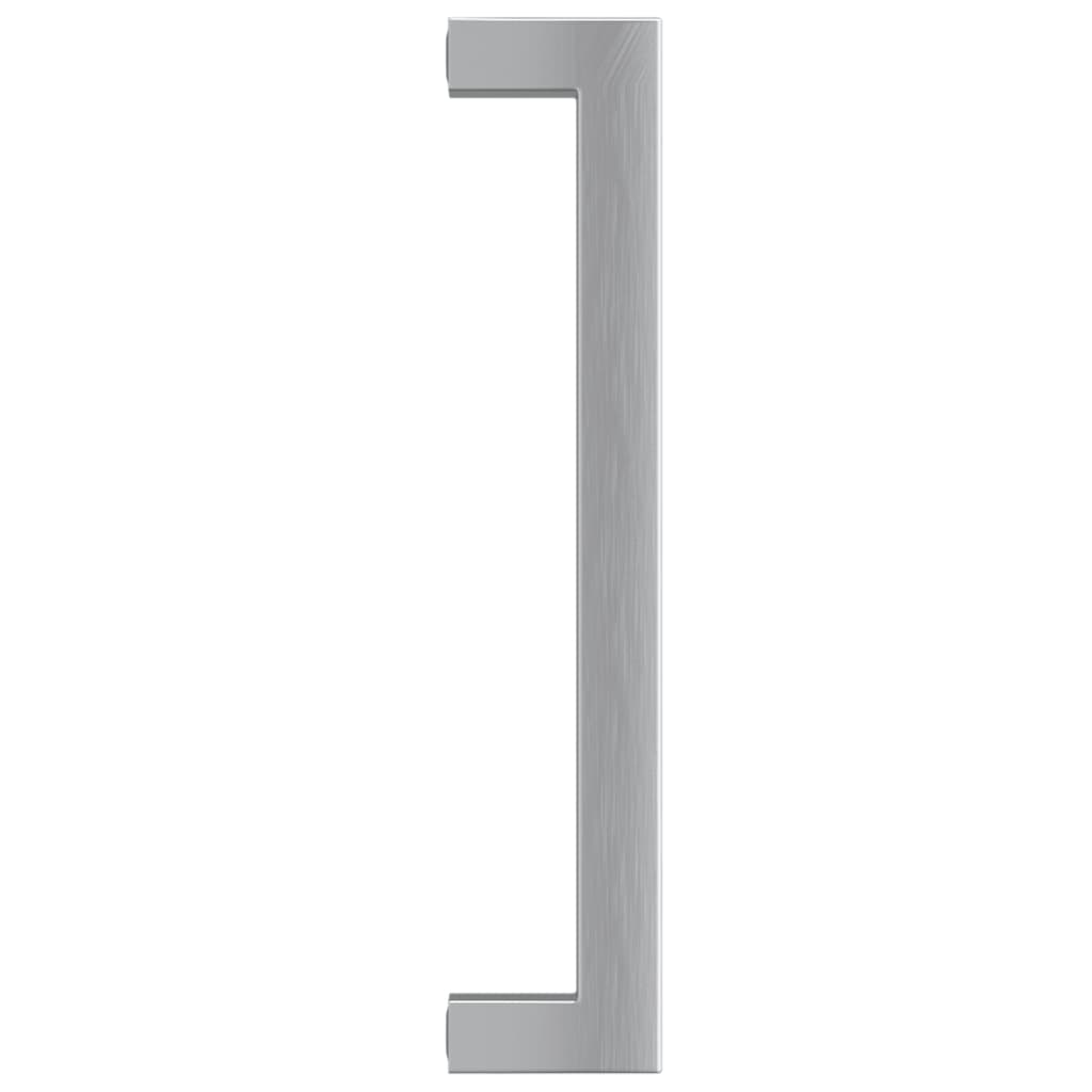 Möbelgriffe 10 Stk. Silbern 64 mm Edelstahl