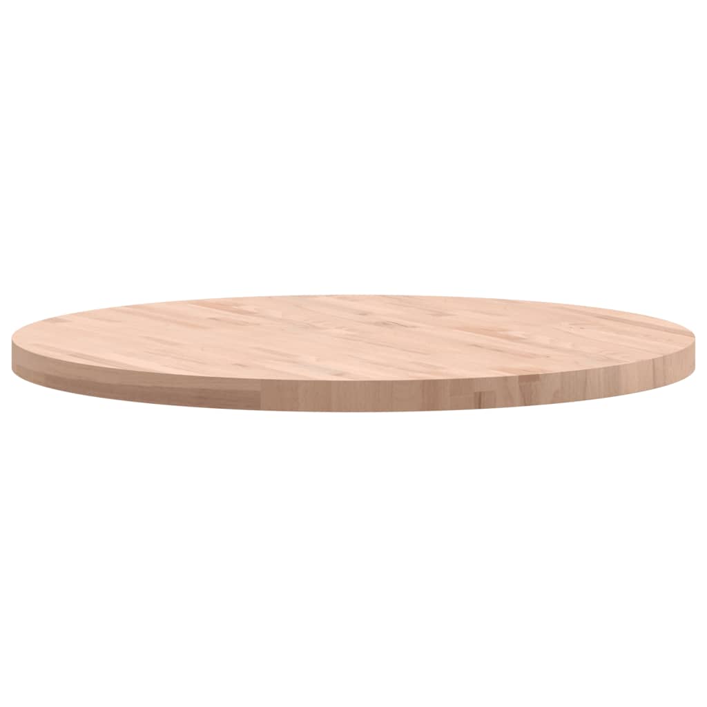 Tischplatte Ø30x1,5 cm Rund Massivholz Buche
