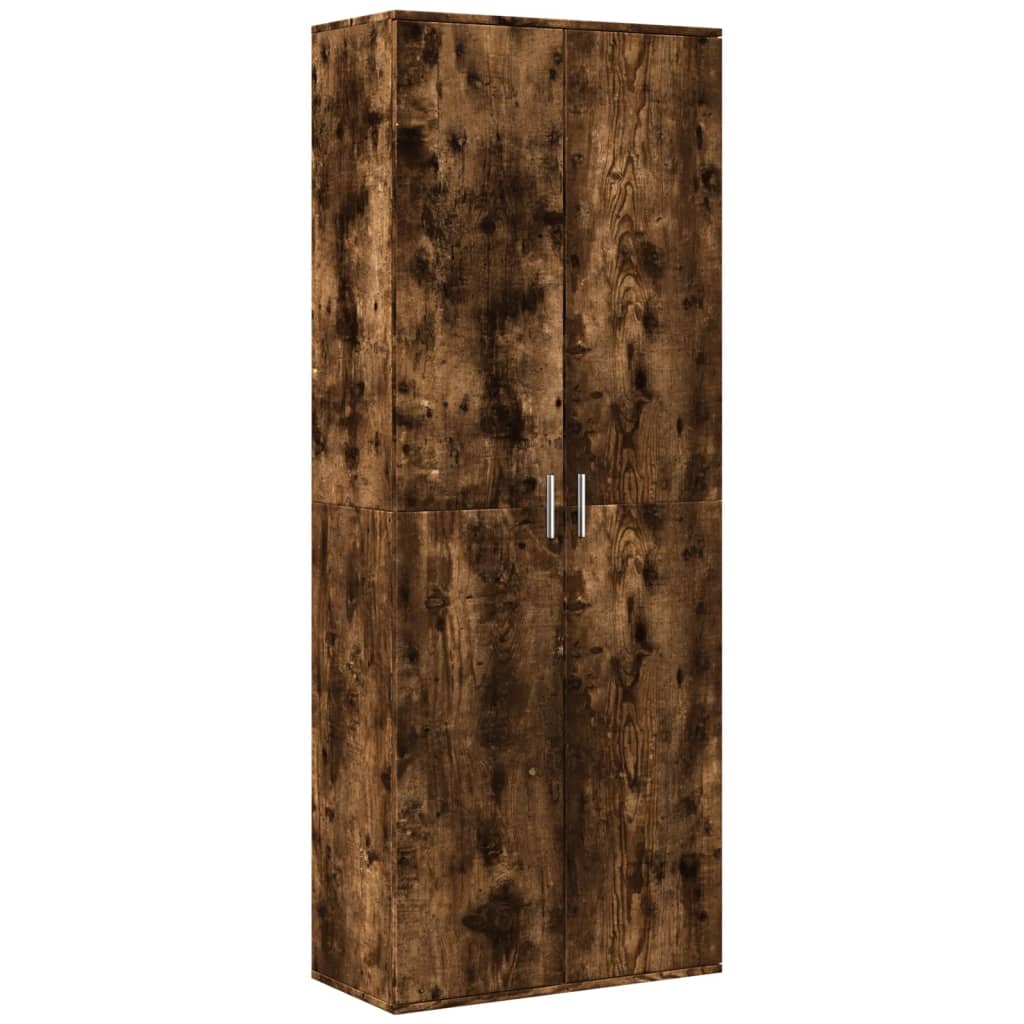 Highboard Weiß 70x35x180 cm Holzwerkstoff