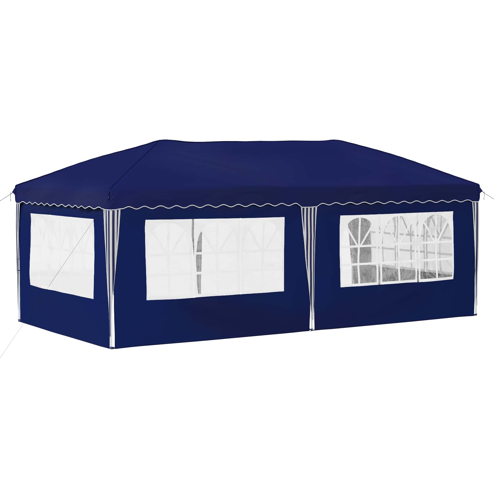 Pop-up Partyzelt 575 x 290 x 245 cm Creme
