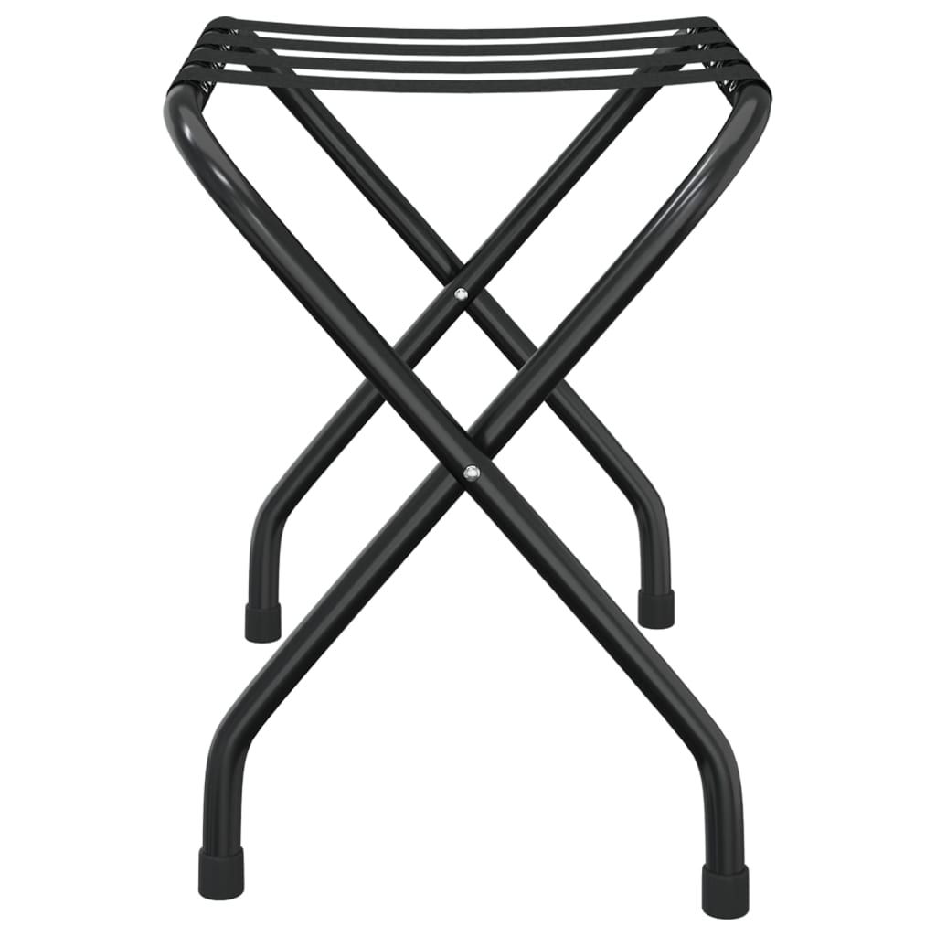 Gepäckträger mit Rückenlehne Silber 56 x 39 x 52 cm