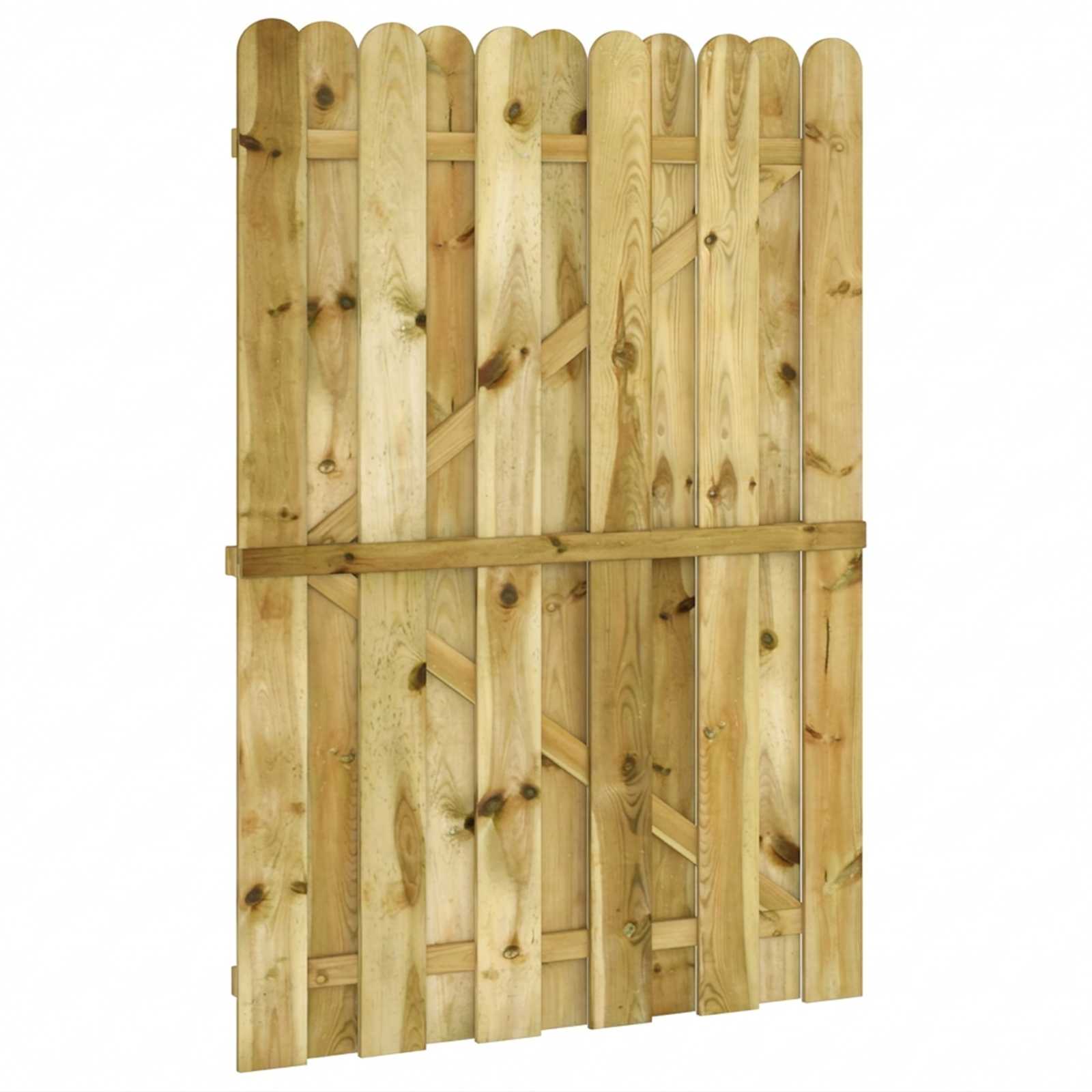 Gartentor Imprägniertes Kiefernholz 100x75 cm