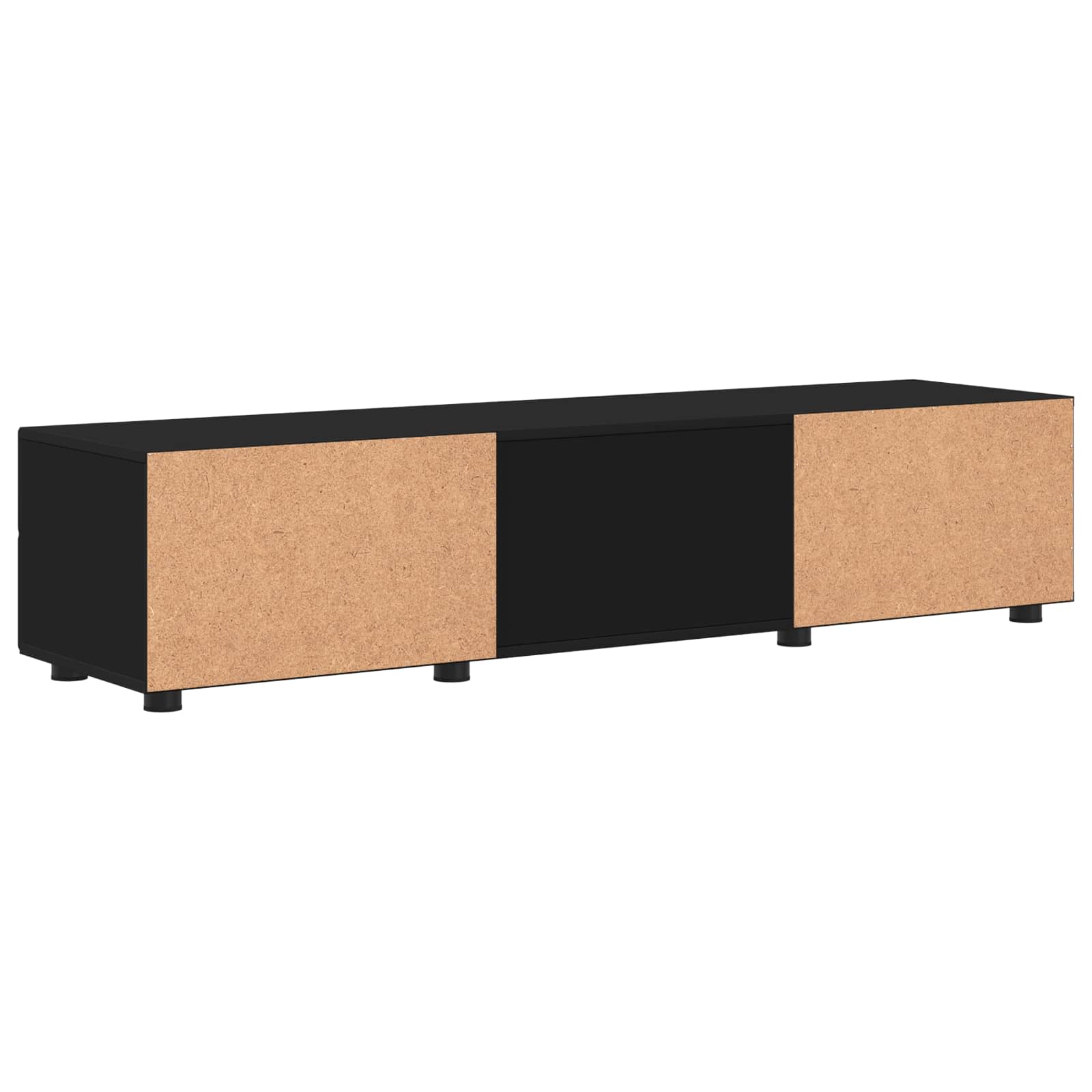 Highboard mit Regal FLORIN Weiß 60 x 35 x 182 cm Holzwerkstoff