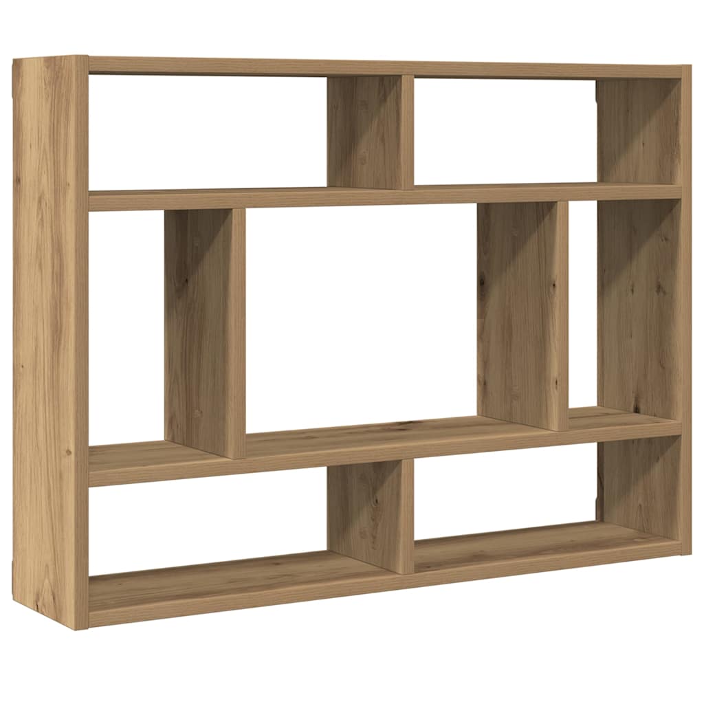 Wandregal Weiß 75x16x55 cm Holzwerkstoff